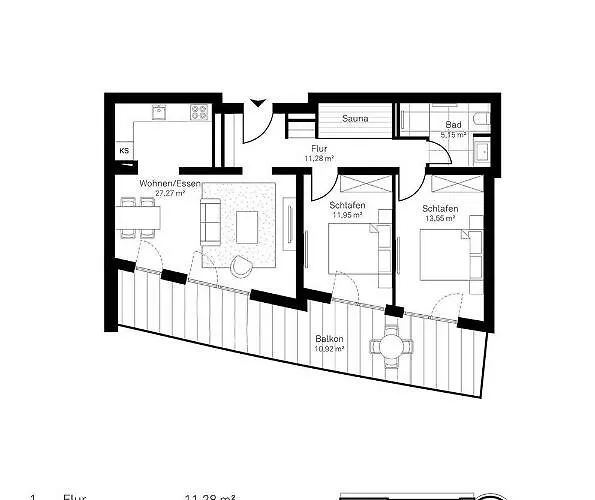 White Pearl 3.04 아파트 티멘도르프스트랜드
